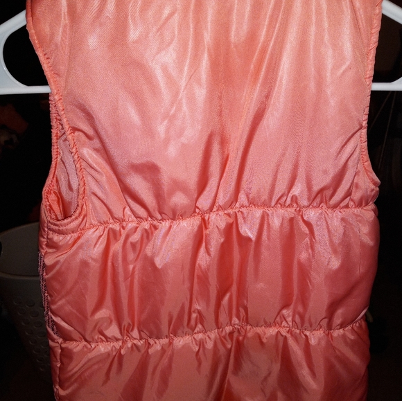 Girls Size 7-8 Pink Bling Zip-Up Vest Jacket - Picture 2 of 6